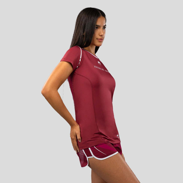 Venum Adrenaline Women's Dry-Tech T-Shirt Burgundy/Pink
