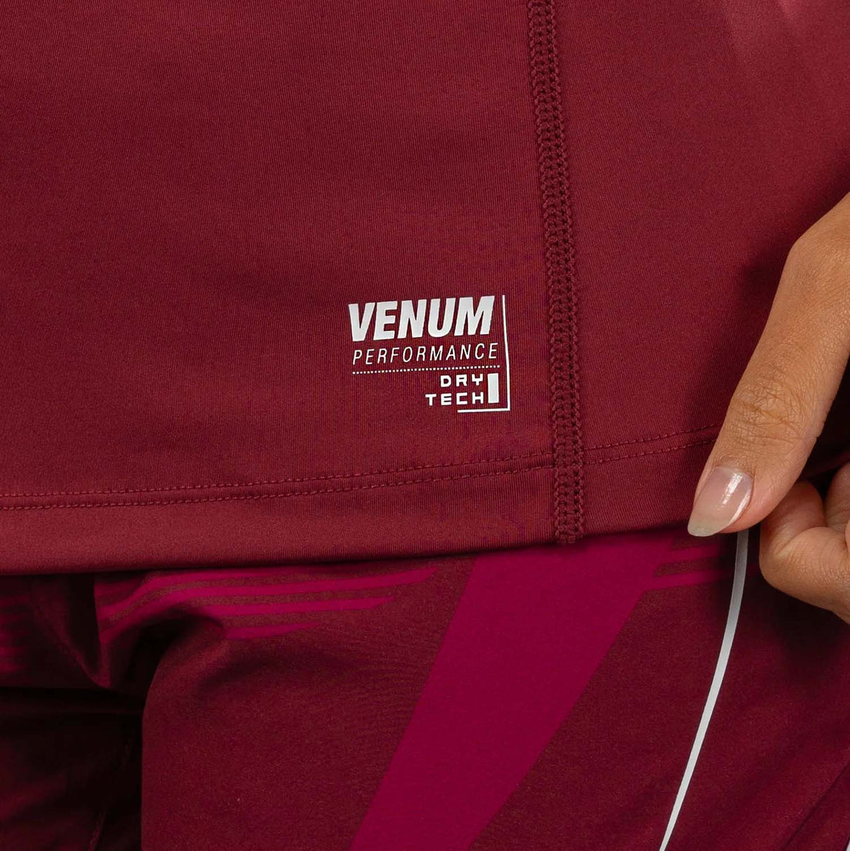Venum Adrenaline Women's Dry-Tech T-Shirt Burgundy/Pink