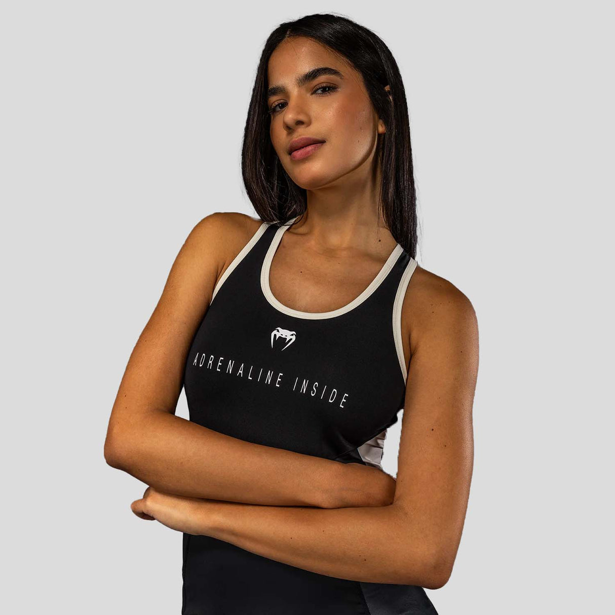 Venum Adrenaline Women's Dry Tech Tank Top Black/Ivory