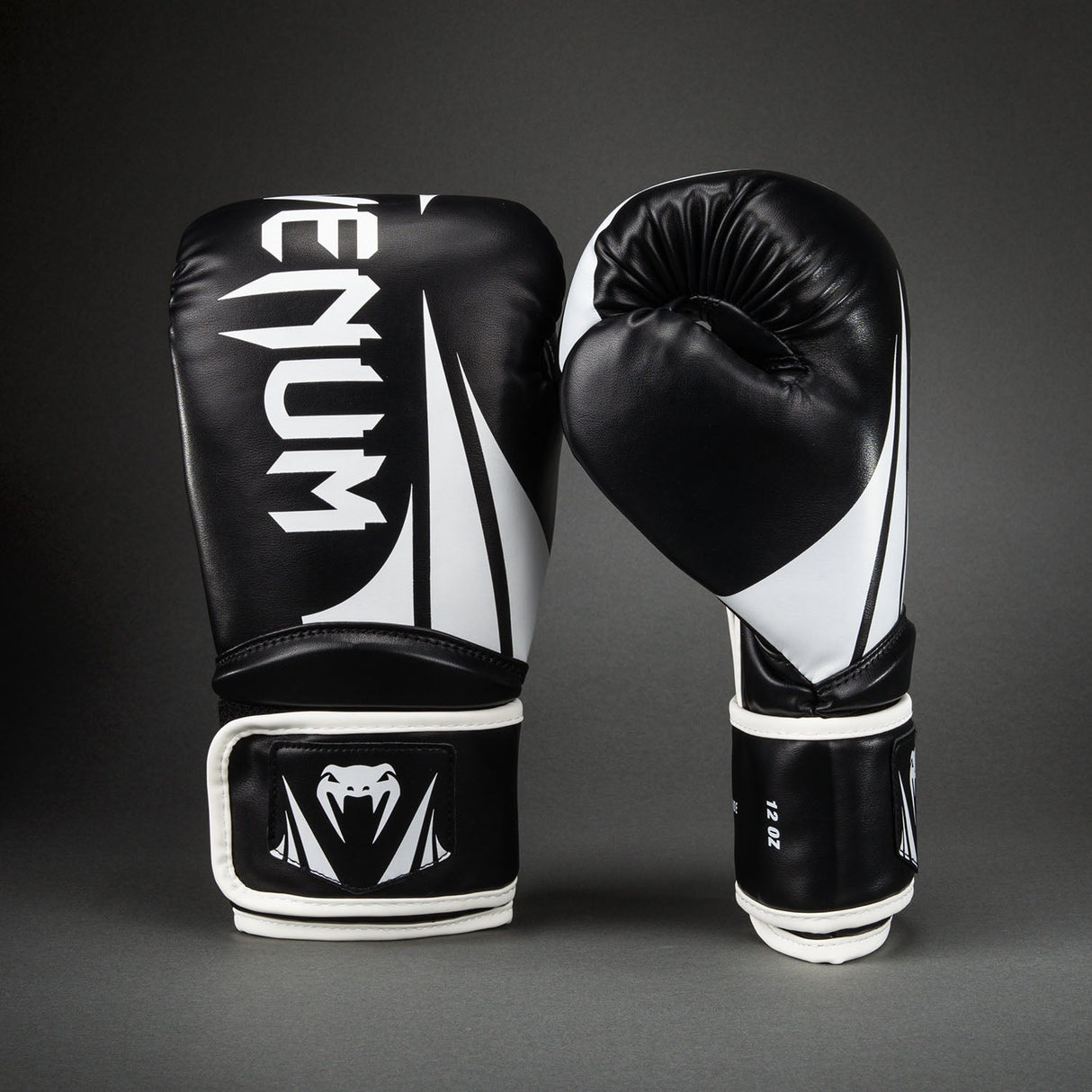 Venum Challenger 2.5 Boxing Gloves – Black/White - front