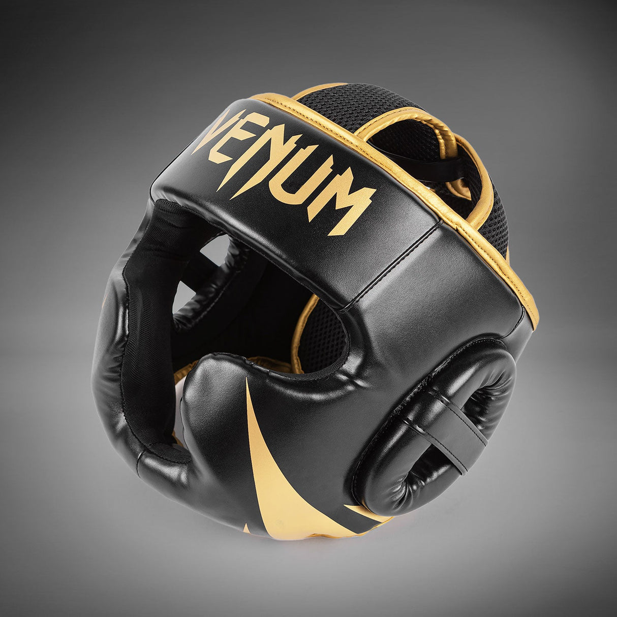 Venum Challenger Headgear Black/Gold - detail