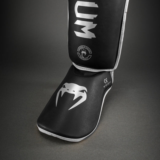 Venum Challenger Stand Up Shin Guards Black/Silver - side