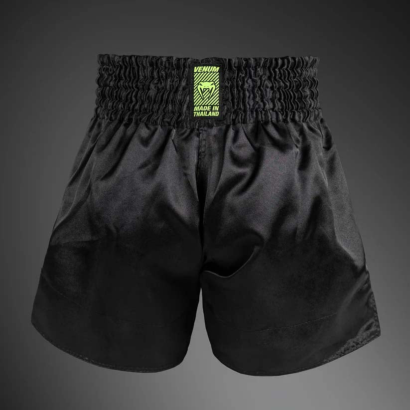 Venum Classic Evo Muay Thai Shorts Black/Neon Yellow