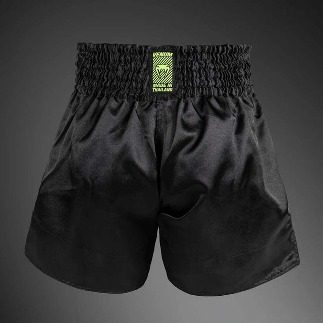 Venum Classic Evo Muay Thai Shorts Black/Neon Yellow