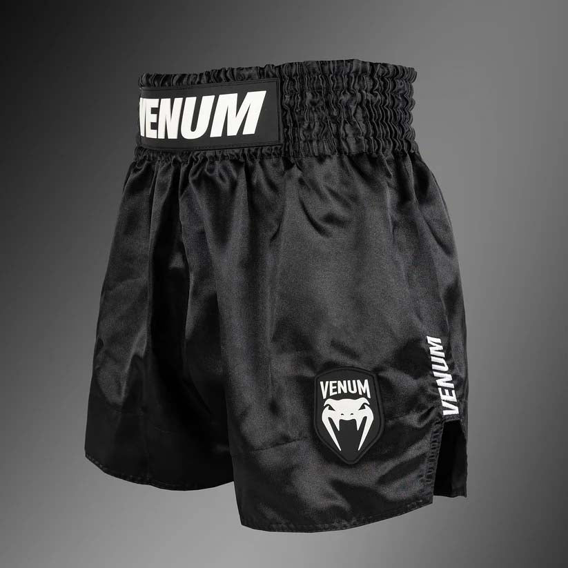Venum Classic Evo Muay Thai Shorts Black/White