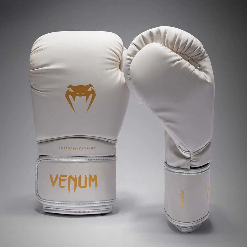 Venum Contender 1.5 Boxing Gloves Ivory/Gold