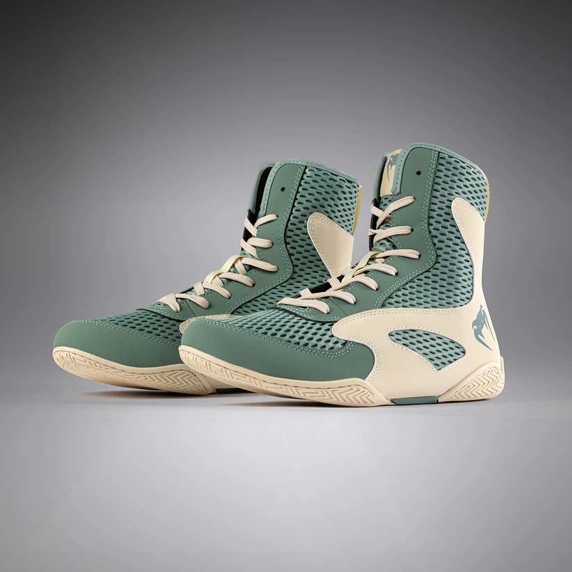 Venum Contender Boxing Boots Aqua Green /Ivory