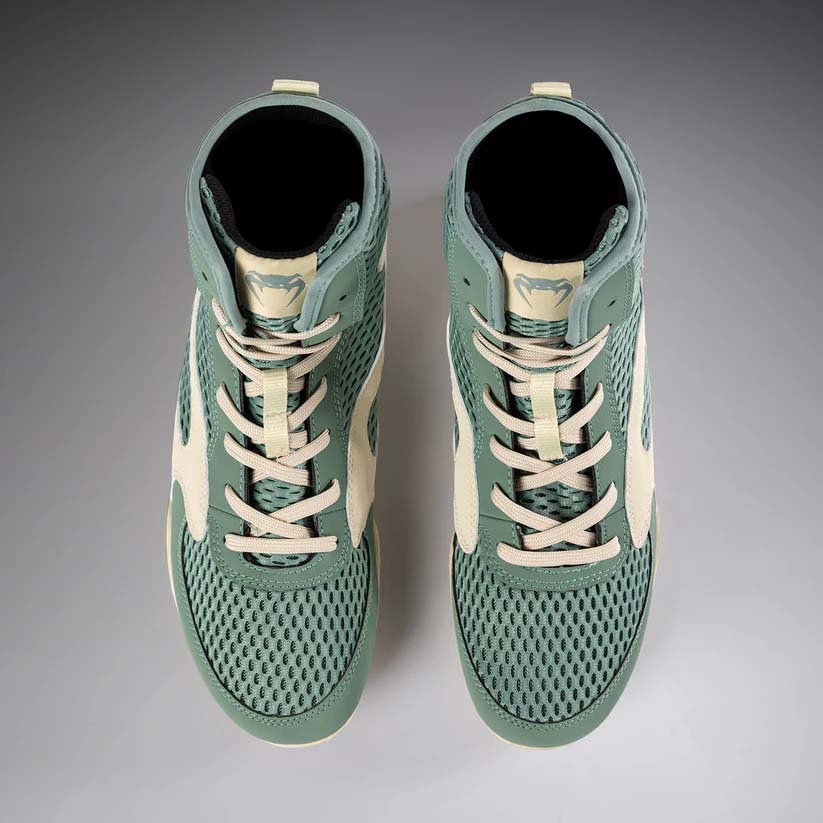 Venum Contender Boxing Boots Aqua Green /Ivory