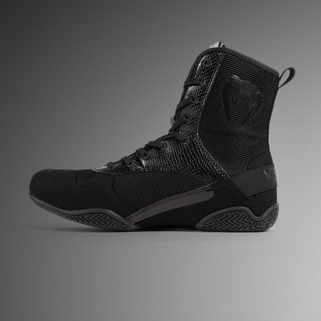 Venum Elite Boxing Shoes Black - detail