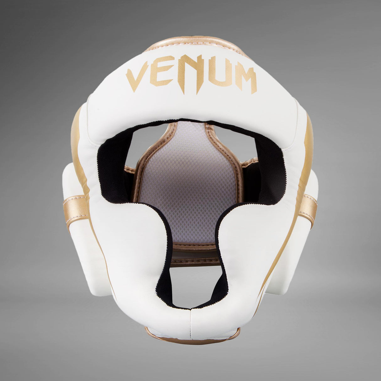 Venum Elite Headgear White/Gold - back