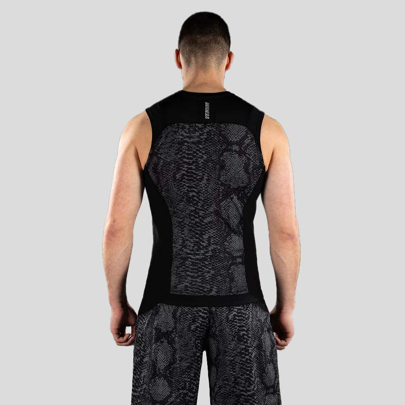 Venum G-Fit Scales Sleeveless Rash Guard Black/Charcoal Grey