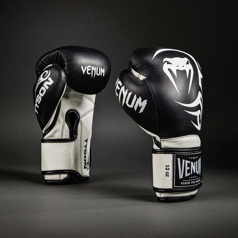 Venum Giant 2.0 Mike Tyson Pro Boxing Gloves Deep Black/Optical White