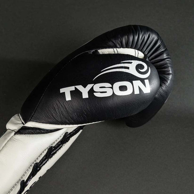 Venum Giant 2.0 Mike Tyson Pro Laced Boxing Gloves Deep Black/Optical White