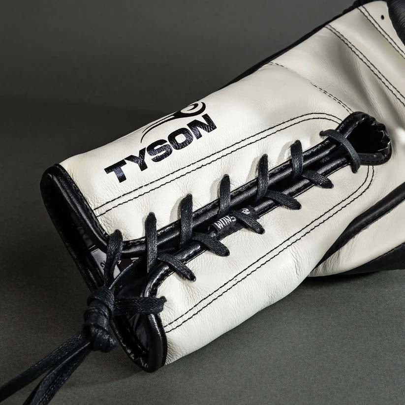 Venum Giant 2.0 Mike Tyson Pro Laced Boxing Gloves Deep Black/Optical White