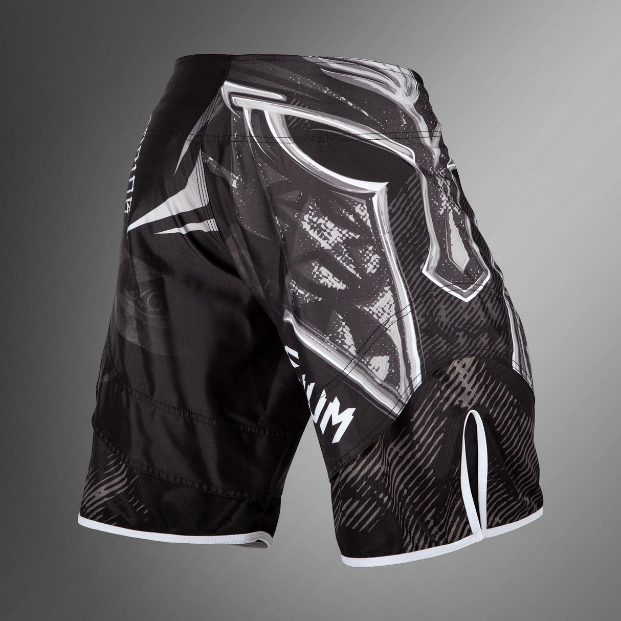 Venum Gladiator 3.0 Fightshorts Black/White - back