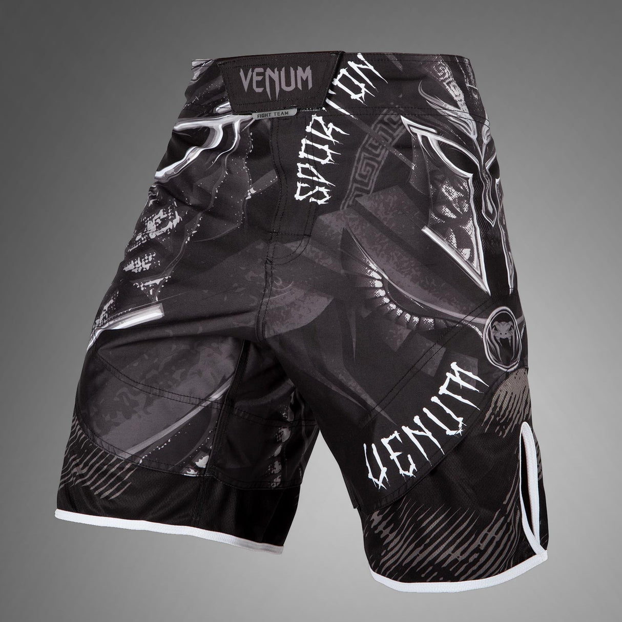 Venum Gladiator 3.0 Fightshorts Black/White - side