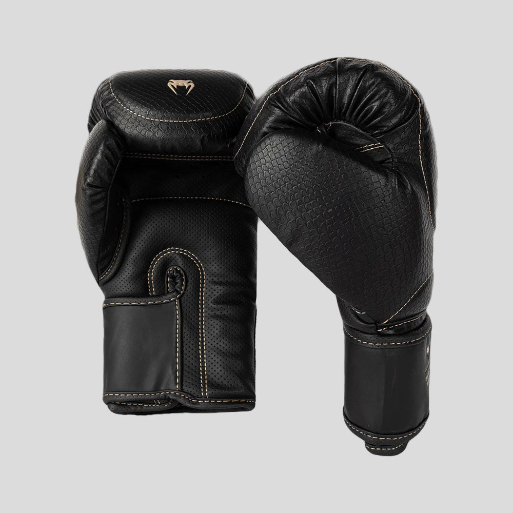 Venum Impact Evo Scales Boxing Gloves Black