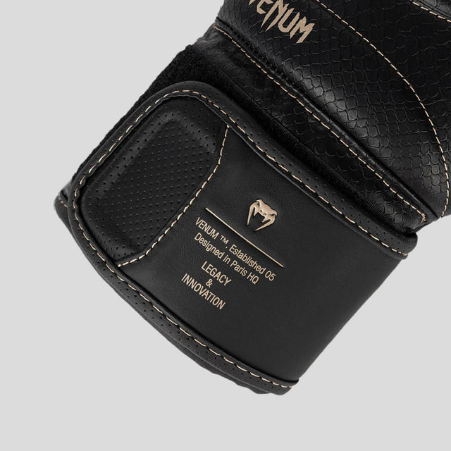 Venum Impact Evo Scales Boxing Gloves Black