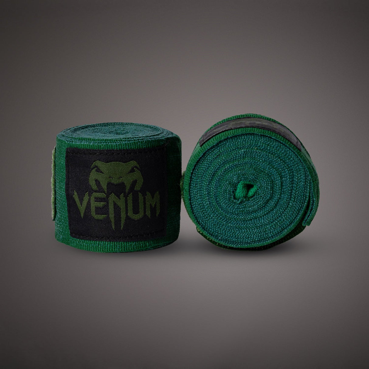 Venum Kontact Boxing Hand Wraps Khaki/Black 4.5m (180 in) - front