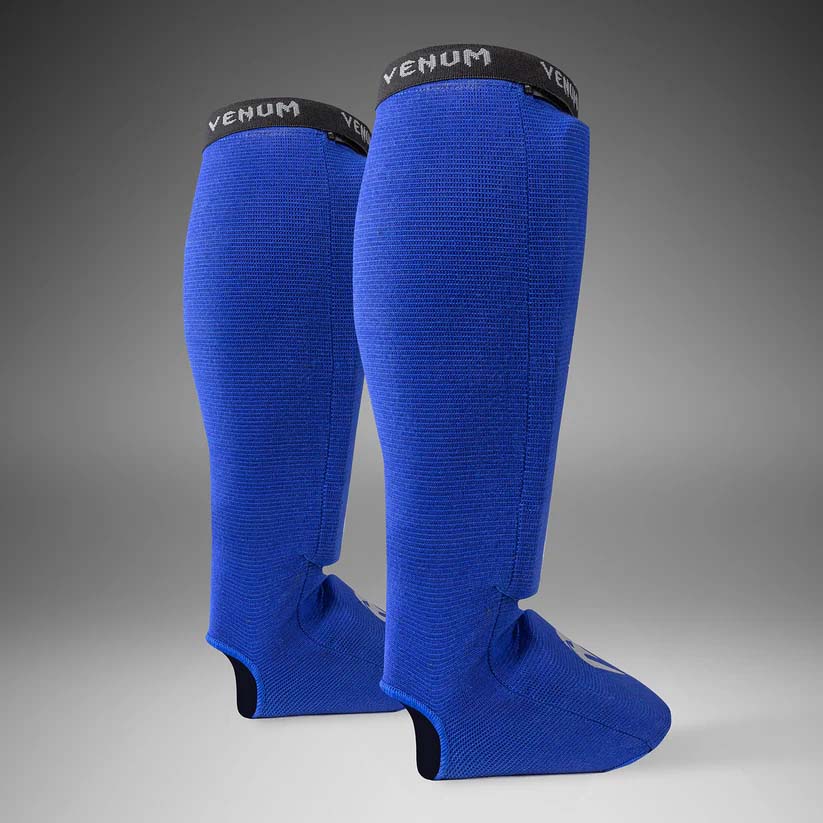 Venum Kontact Shin Guards Royal Blue/Silver