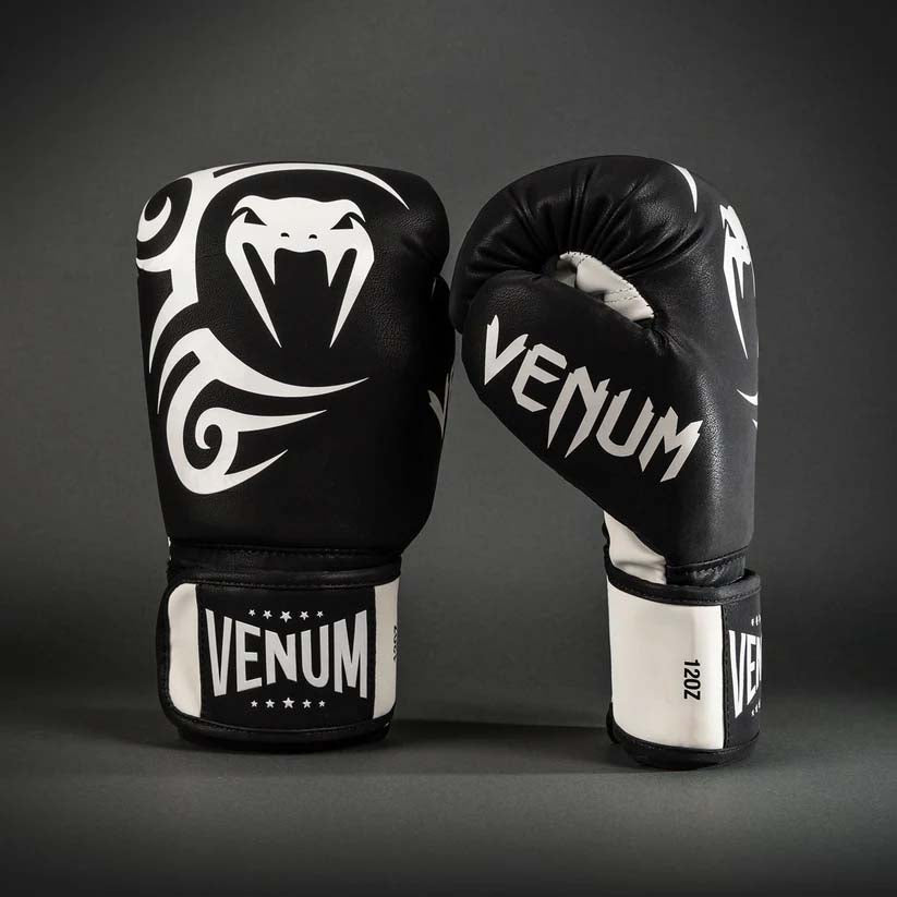 Venum Mike Tyson Replica Boxing Gloves Deep Black/Optical White