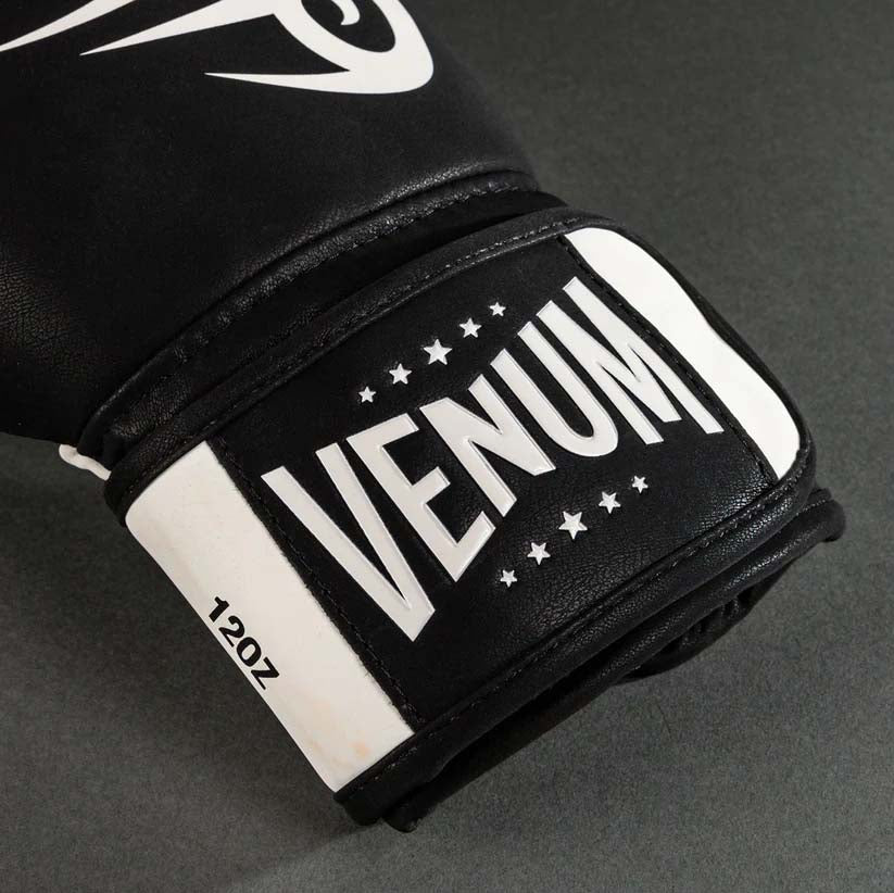 Venum Mike Tyson Replica Boxing Gloves Deep Black/Optical White