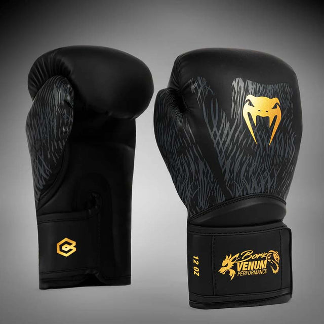 Venum x Chimaev Boxing Gloves Black/Gold