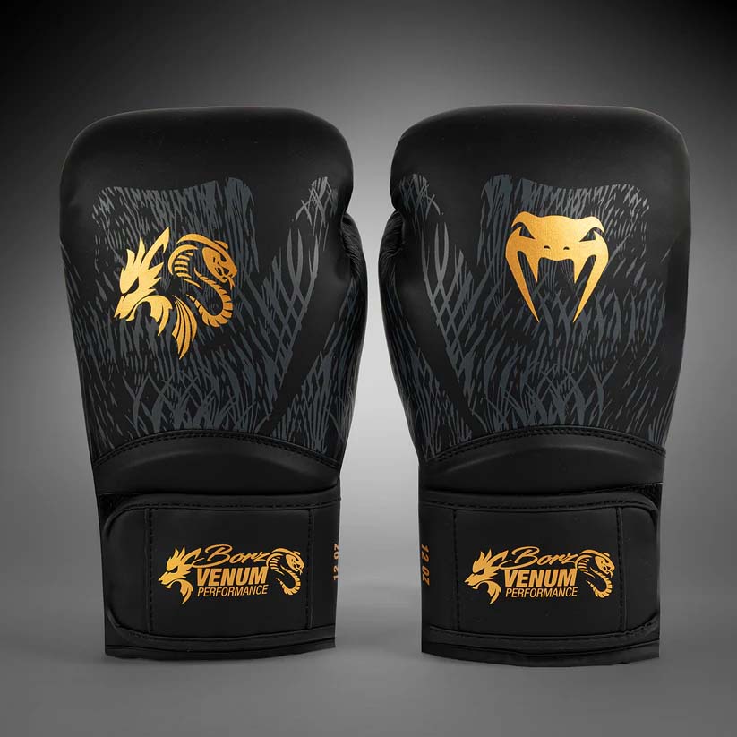 Venum x Chimaev Boxing Gloves Black/Gold