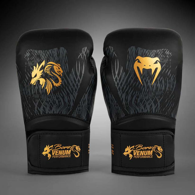 Venum x Chimaev Boxing Gloves Black/Gold