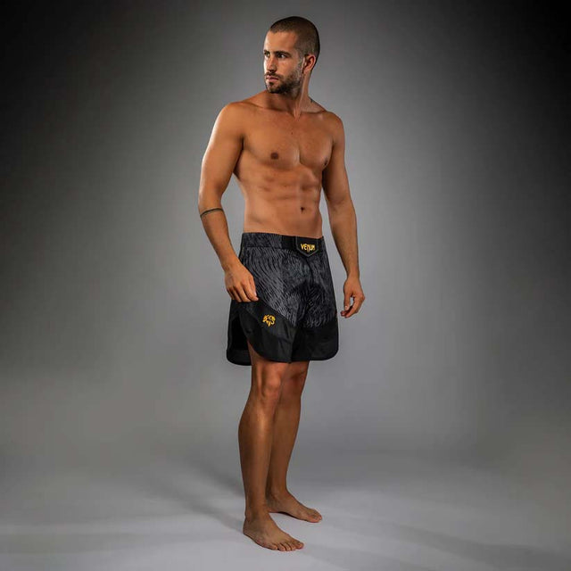 Venum x Chimaev Fight Shorts Black/Grey