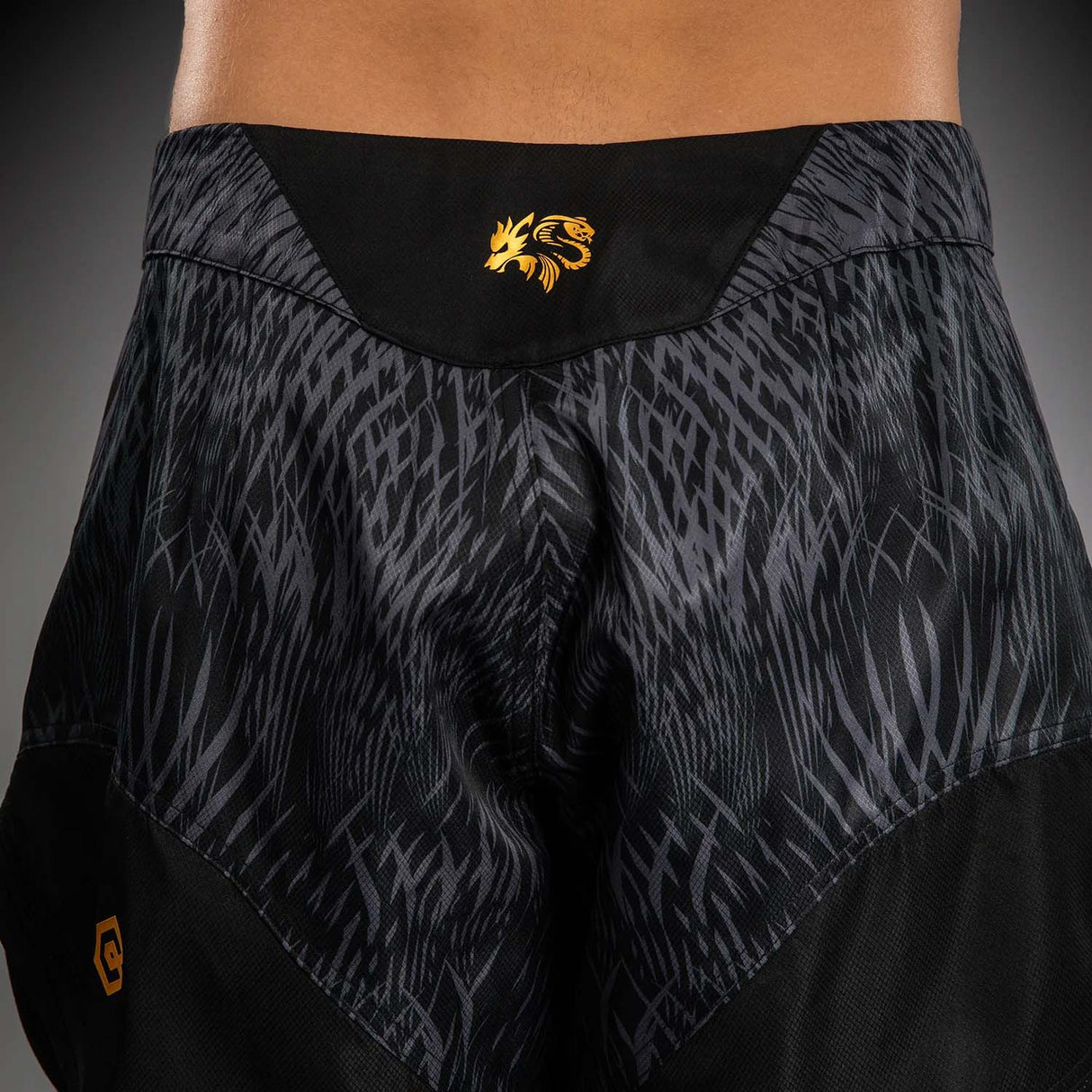 Venum x Chimaev Fight Shorts Black/Grey