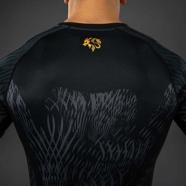 Venum x Chimaev Long Sleeve Rash Guard Black/Grey