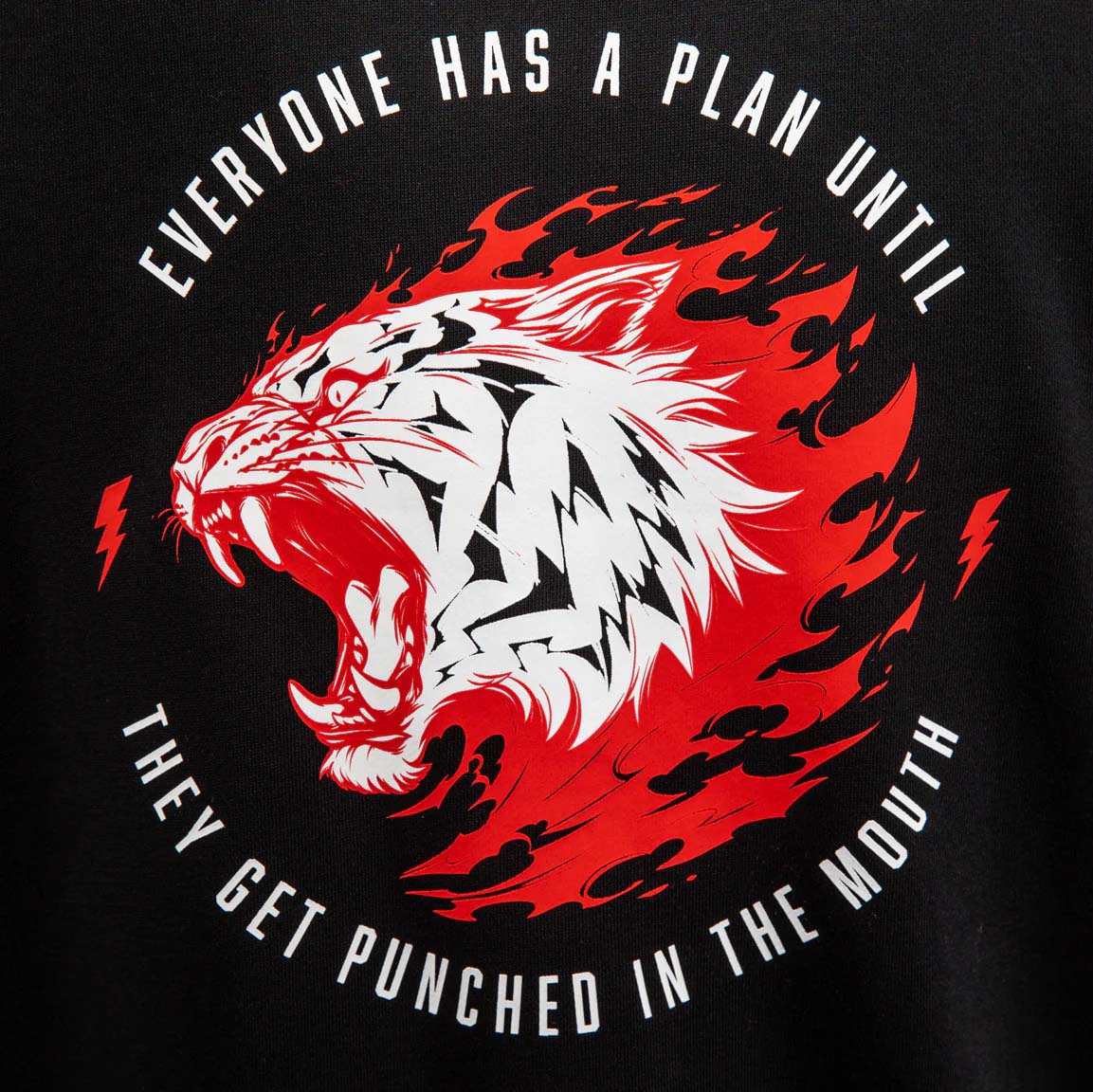 Venum x Mike Tyson Tiger Sleeveless Hoodie Deep Black/Intense Red