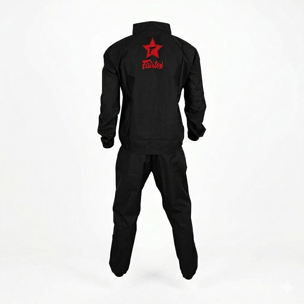 Fairtex VS3 Vinyl Sweatsuit Black/Red