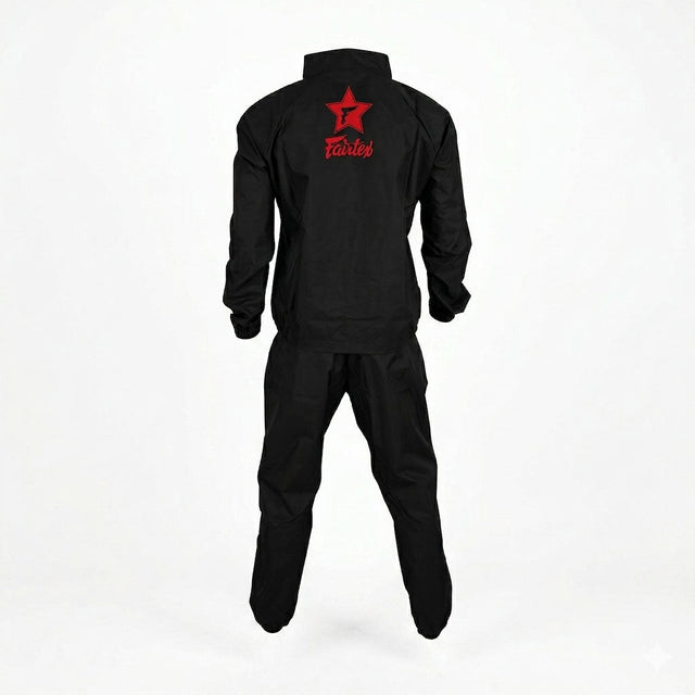 Fairtex VS3 Vinyl Sweatsuit Black/Red