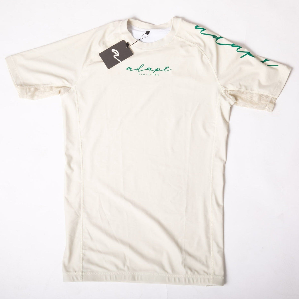 Adapt Jiu-Jitsu Mens Classic Rash Guard Irish Cream