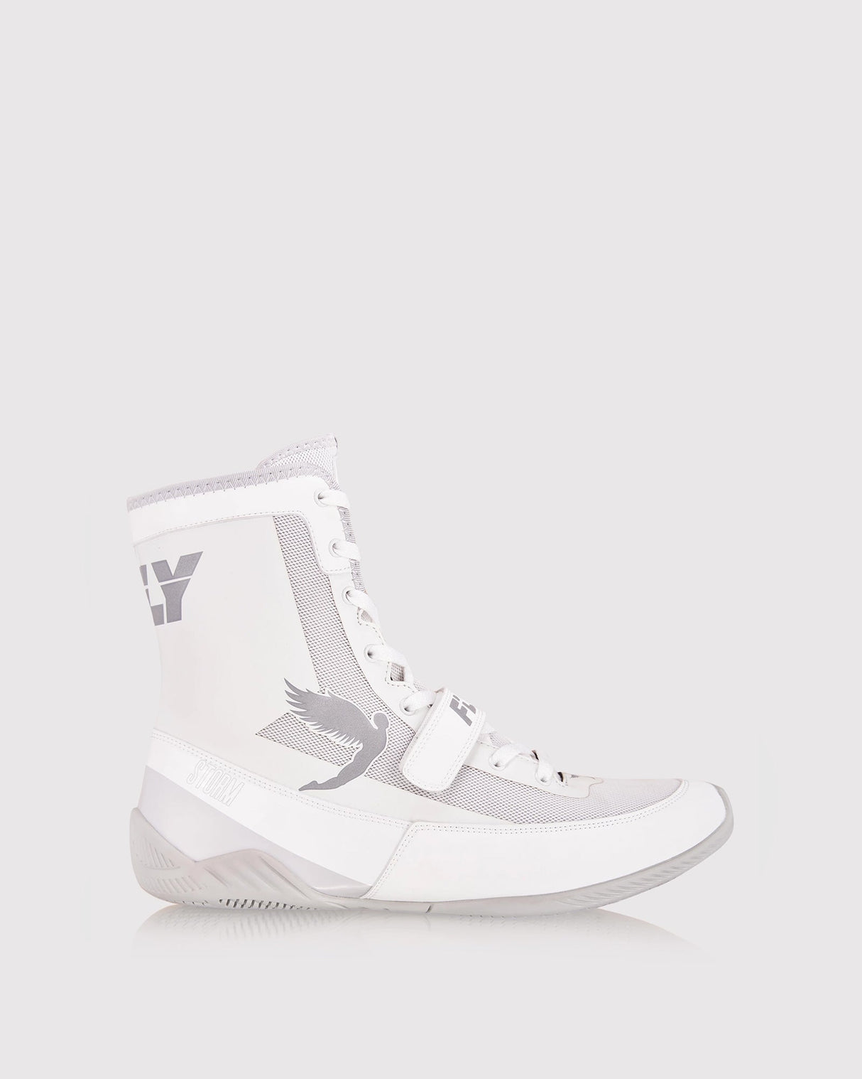 Fly Kids Storm Boxing Boots White