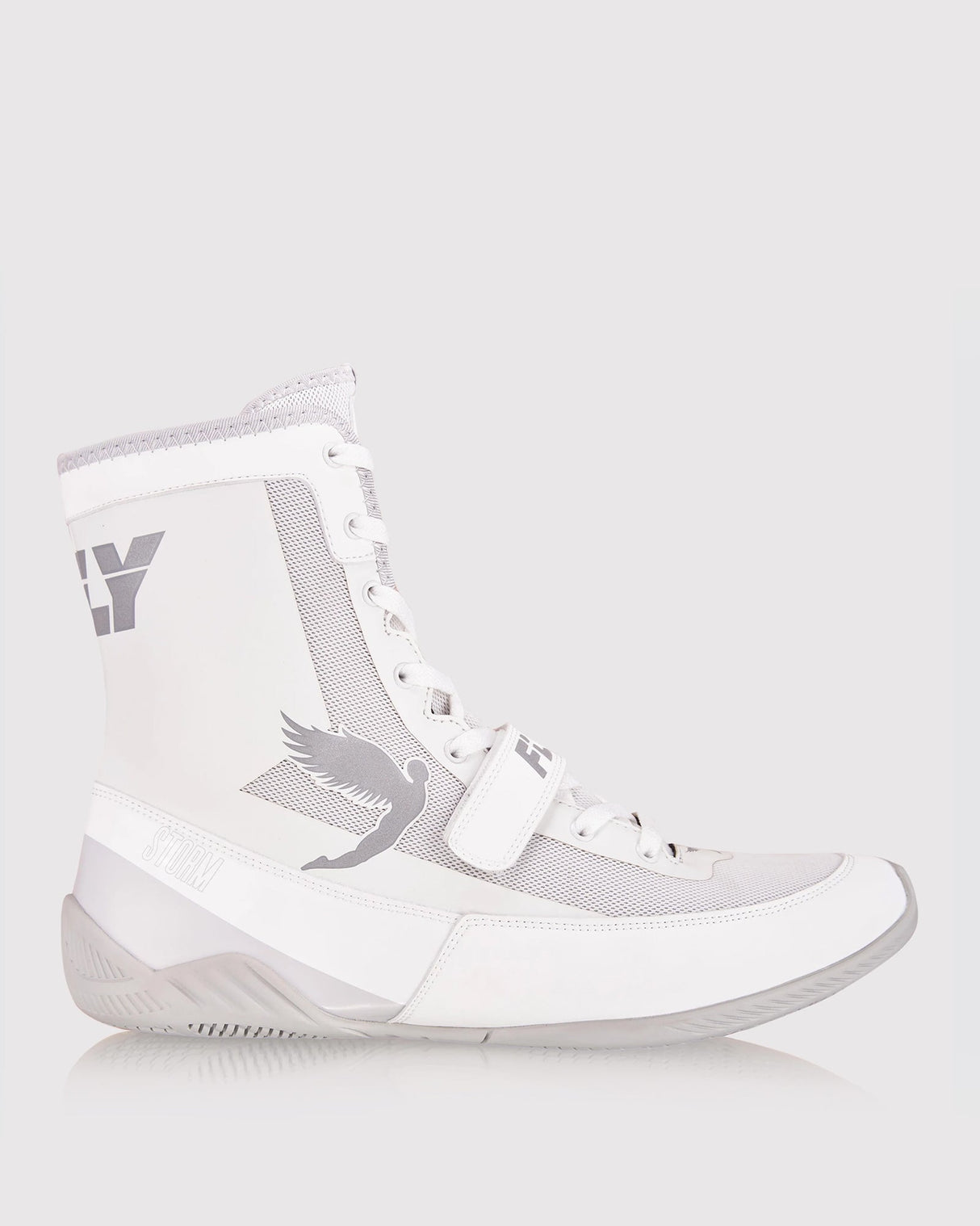 Fly Storm Boxing Boots White