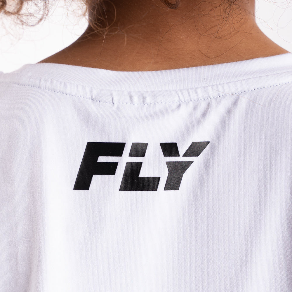 Fly Kids Big Logo Tee White