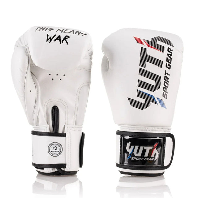 Yuth Sport Line Boxing Gloves - White