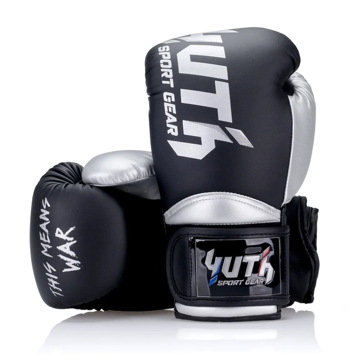 Yuth Supportive Boxing Gloves - Black/Silver