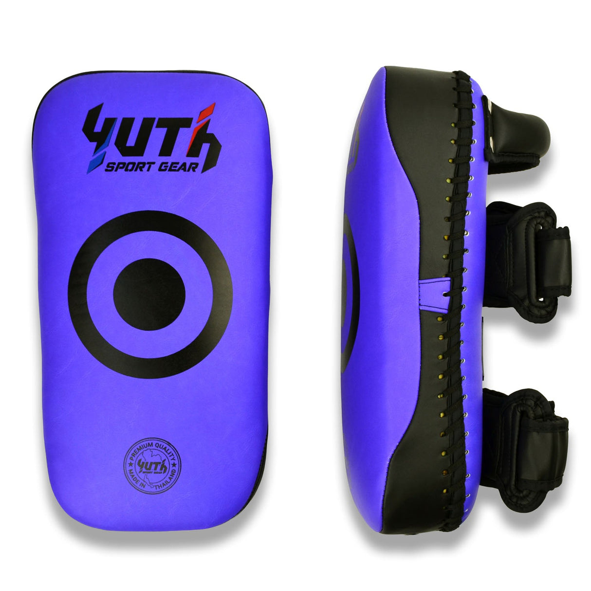 Yuth Thai Kick Pads - Purple/Black