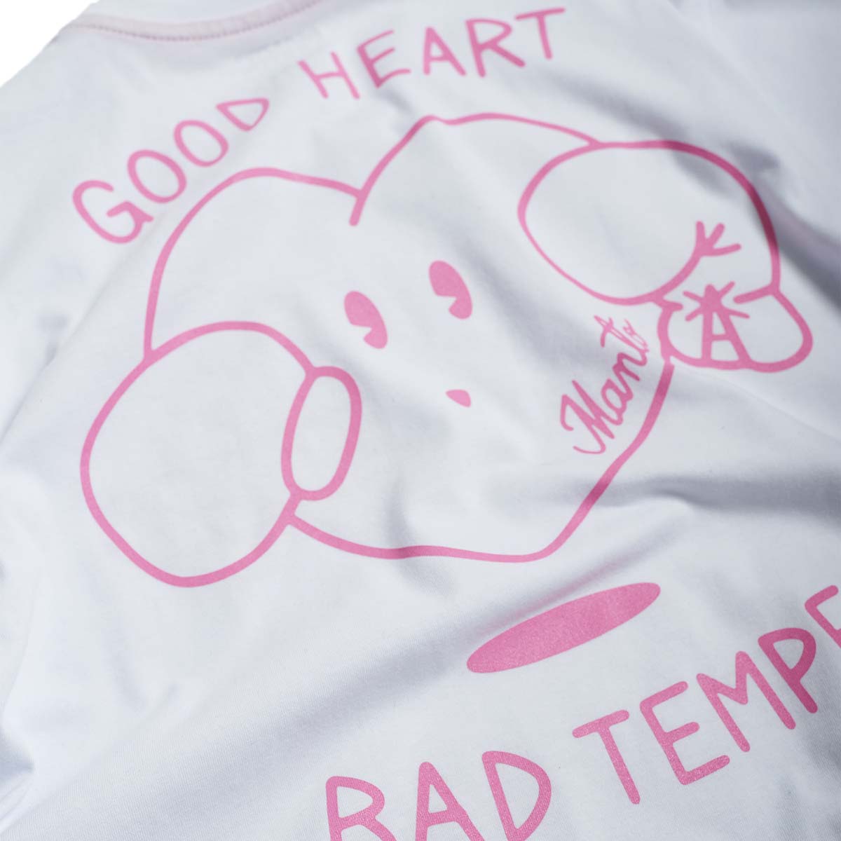 White Manto x KTOF Heart T-Shirt