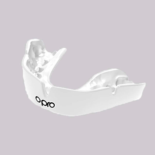 Clear Opro Junior Instant Custom-Fit Single Colour Mouth Guard