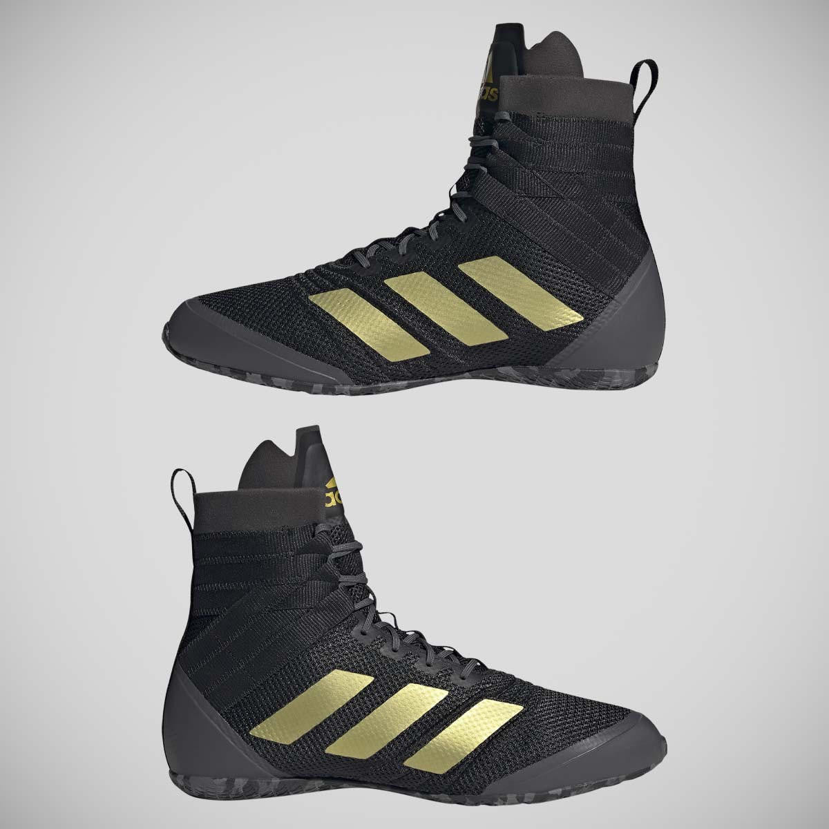 Black/Gold Adidas Speedex 18 2022 Made4Fighters