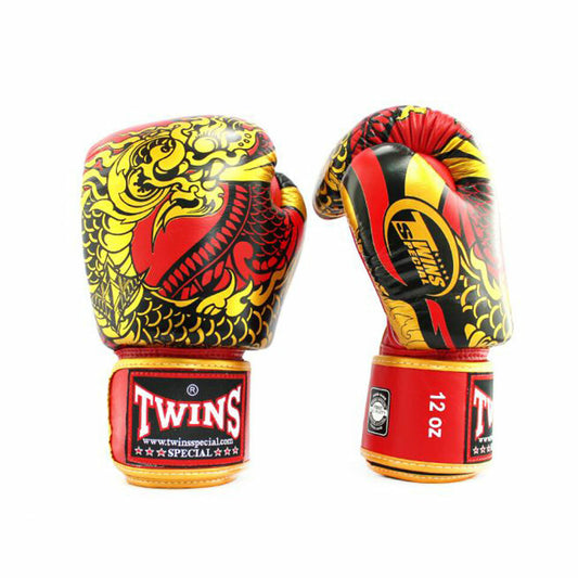 Red-Gold Twins FBGVL3-52 Nagas Boxing Gloves