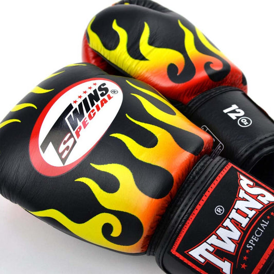Twins FBGVL3-7 Fire Flame Boxing Gloves