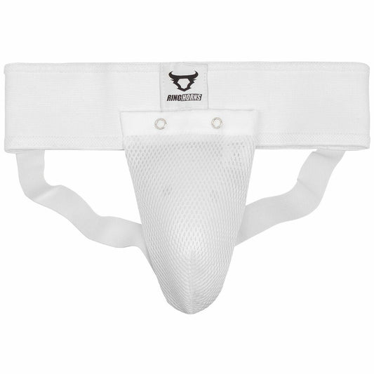 White Ringhorns Charger Mens Groin Guard