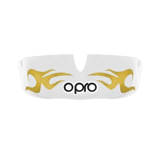 Opro Power Fit Bling Urban Mouth Guard White/Gold