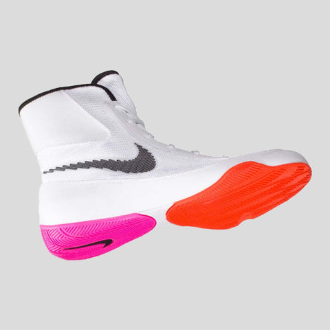 White/Black/Pink Nike Machomai 2 SE Boxing Boots